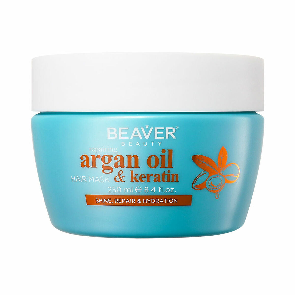 Restorative Hair Mask Beaver ARGAN OIL & KERATIN 250 ml-0