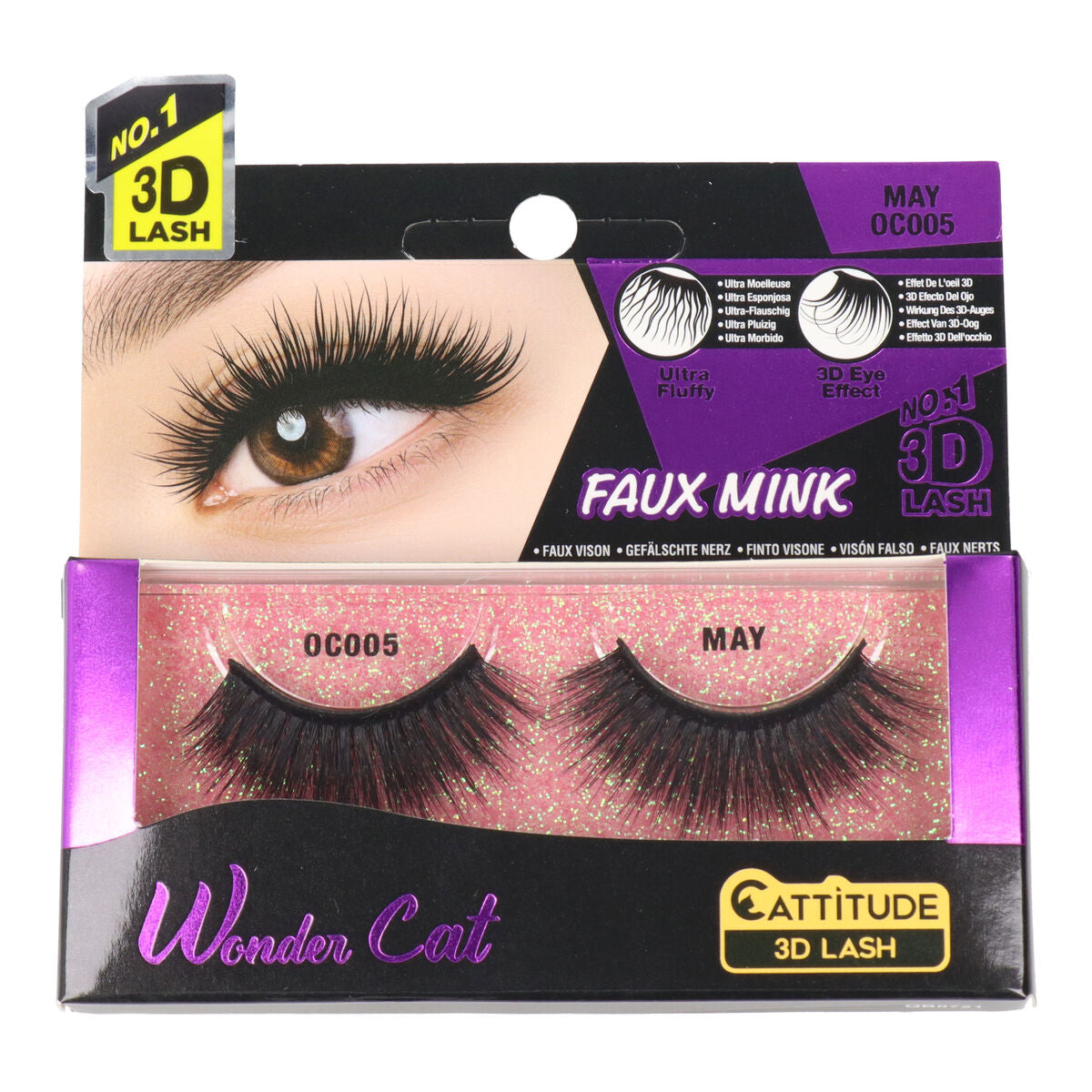 Falsche Wimpern Ebin New York Wonder Cat 0. Mai