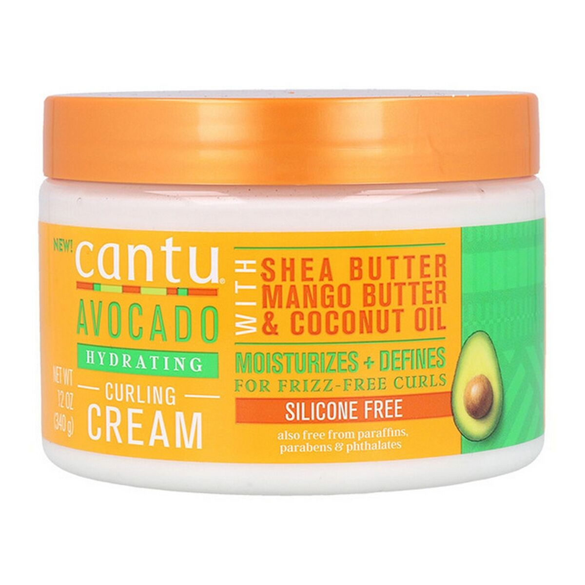 Hydrating Cream for Curly Hair Cantu 07990-12/3UK (340 g)-0