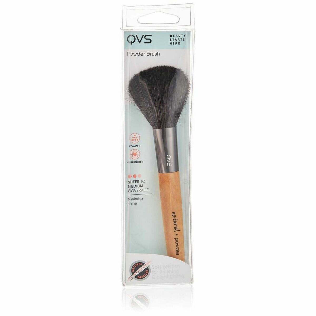 Pennello per trucco QVS 56100-064-0 Natural-0