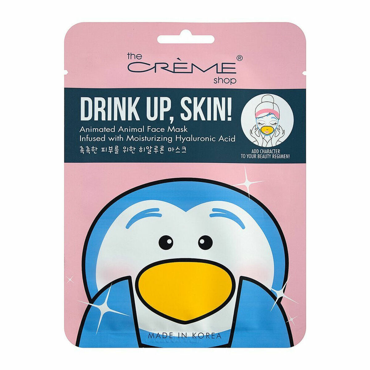 Maschera viso The Crème Shop Bevi, pelle! Pinguino (25 g)-0