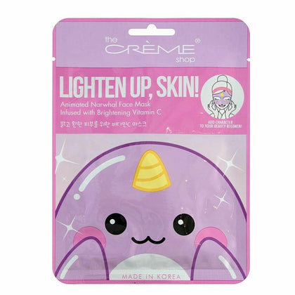 Mască de față The Crème Shop Luminează, piele! Narval (25 g)