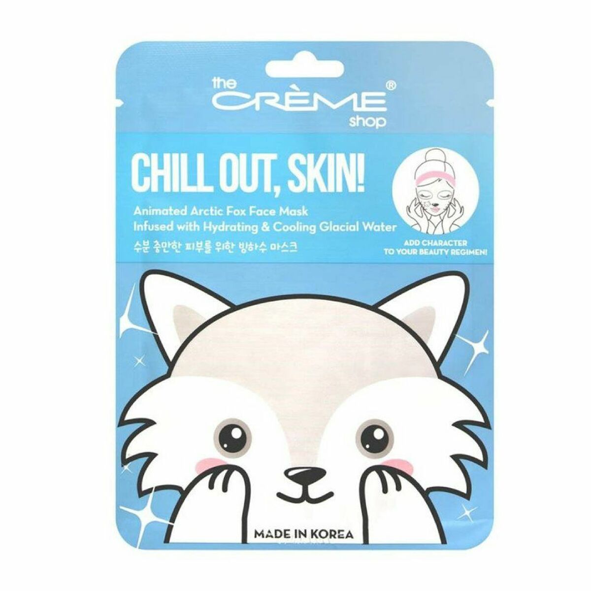 Maschera per il viso The Crème Shop Rilassati, pelle! Volpe artica (25 g)-0