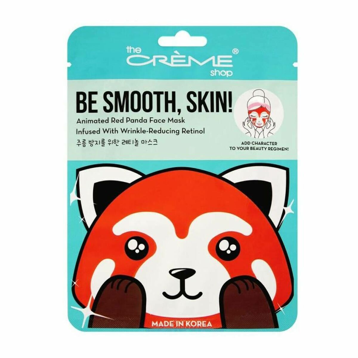 Gesichtsmaske The Crème Shop Sei glatt, Haut! Roter Panda (25 g)-0