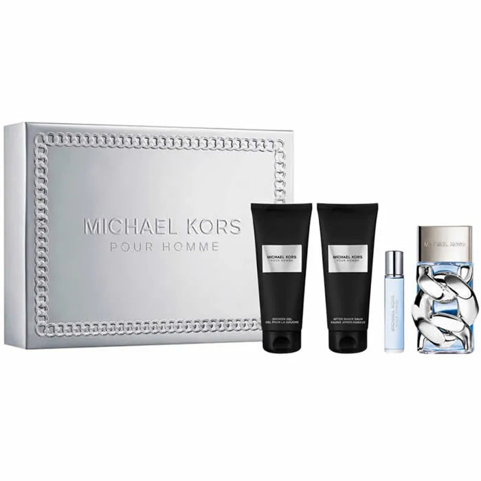 Michael Kors Pour Homme eau de parfum spray 100 ml cofanetto 4 pz