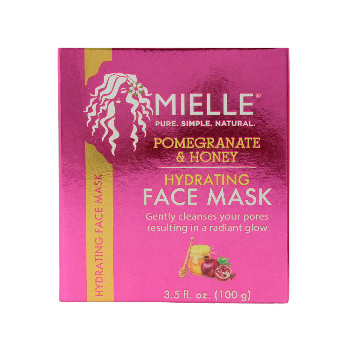 Gesichtsmaske Mielle Granatapfel-Honig feuchtigkeitsspendend (100 g)-0