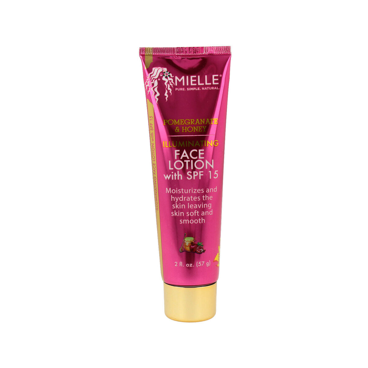 Gesichtsmaske Mielle Granatapfel-Honig aufhellend mit Lichtschutzfaktor 15 (57 g)-0