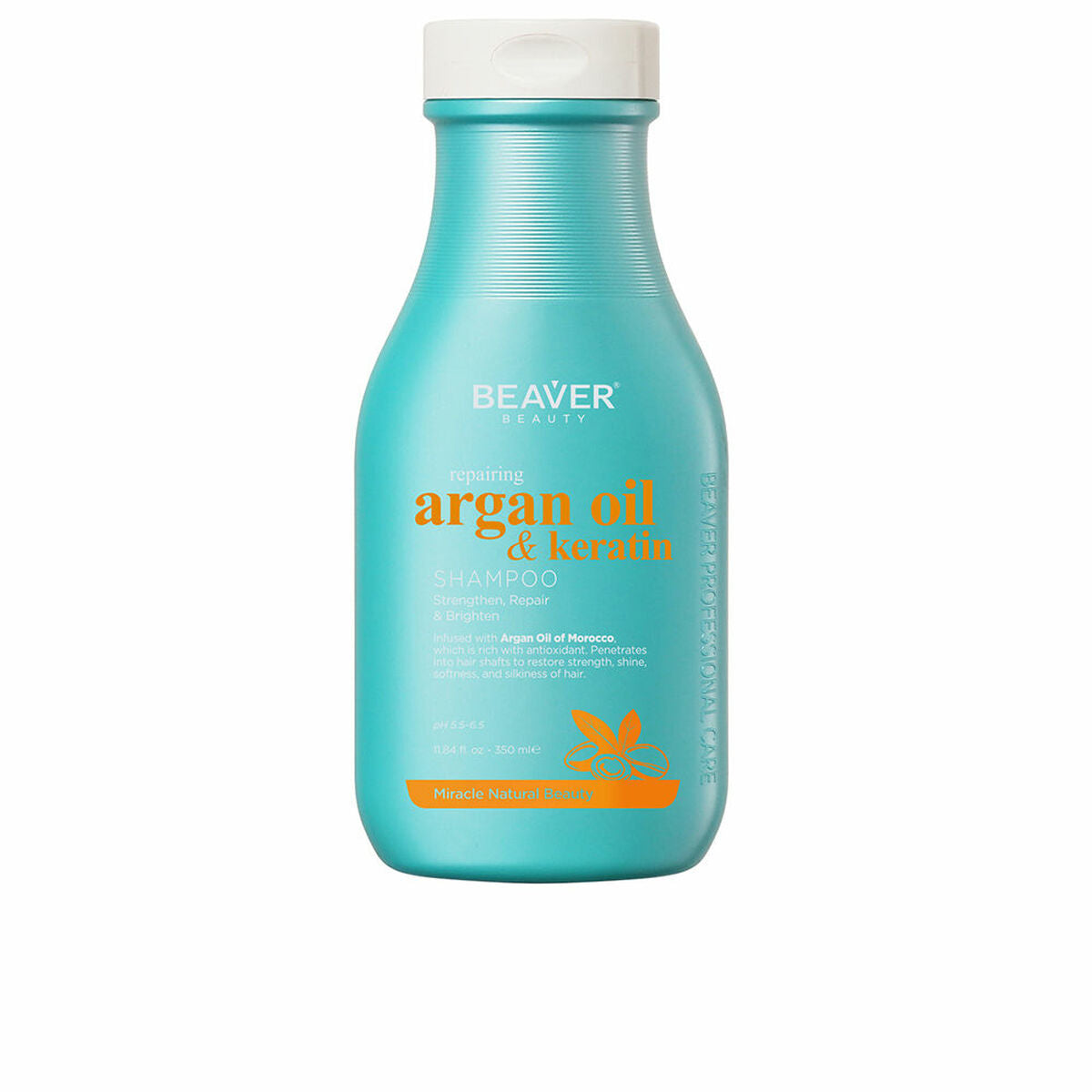 Restorative Shampoo Beaver ARGAN OIL & KERATIN 350 ml-0