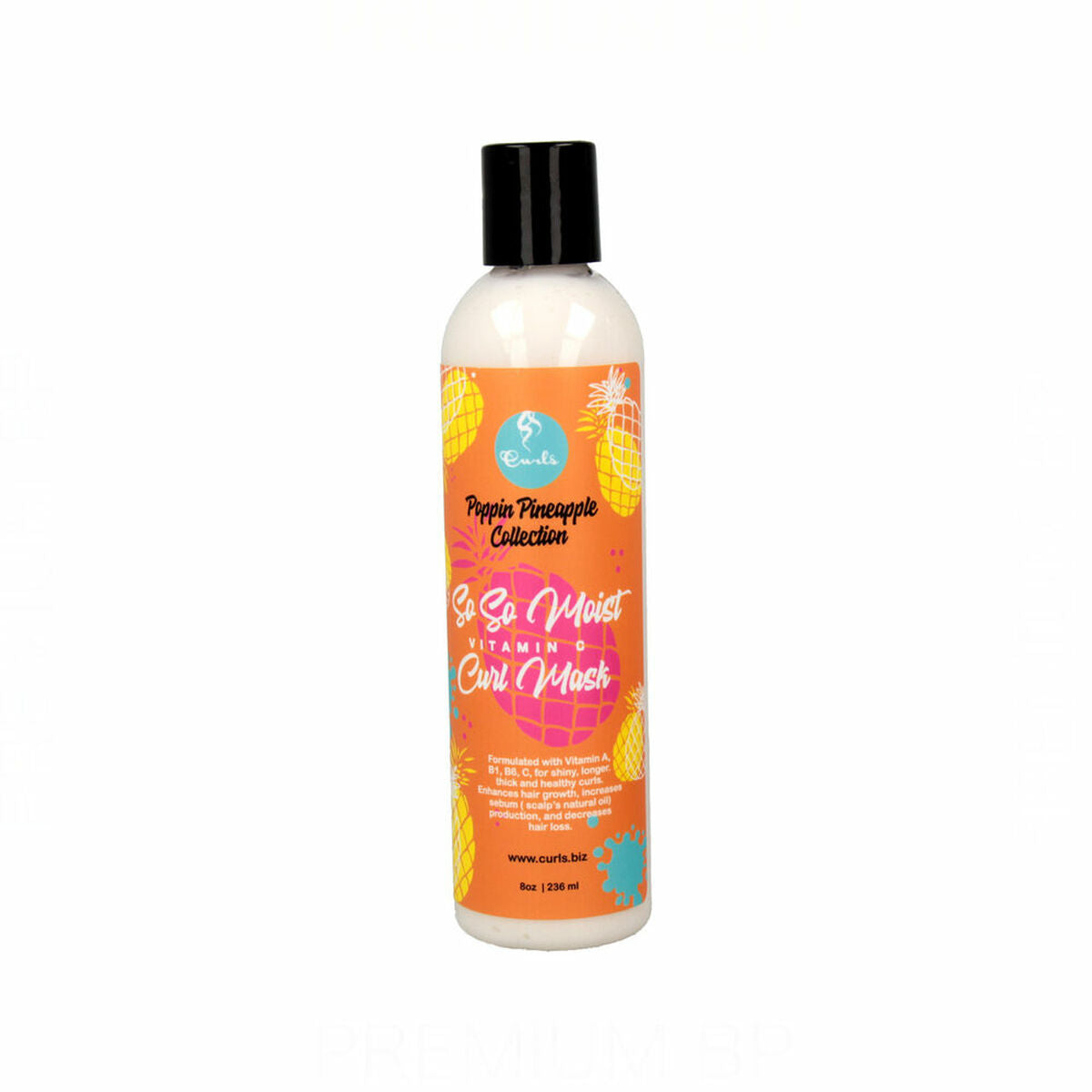 Haarmaske Locken Poppin Pineapple Collection So So Moist Curl (236 ml)-0