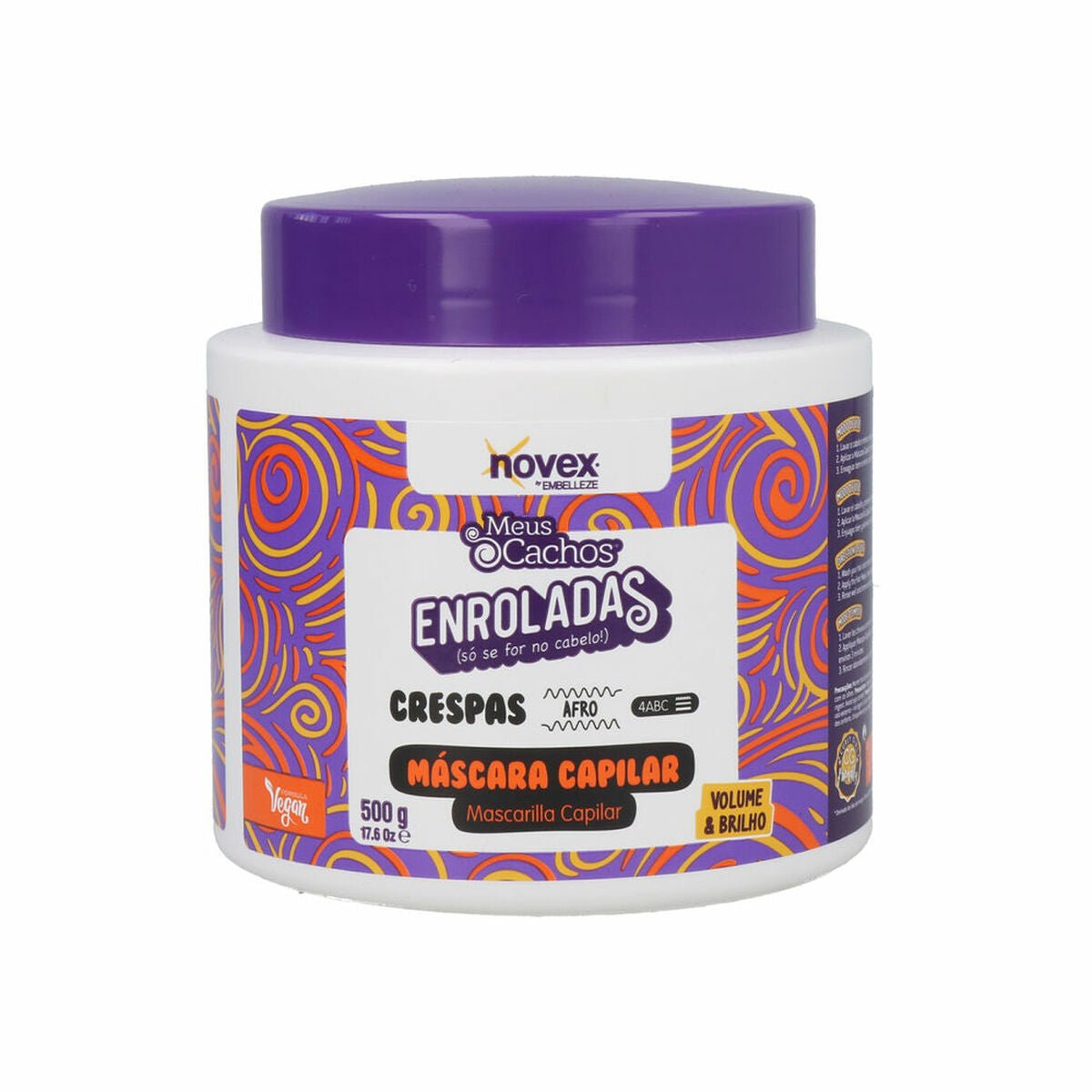 Maschera per capelli Novex Enroladas-0