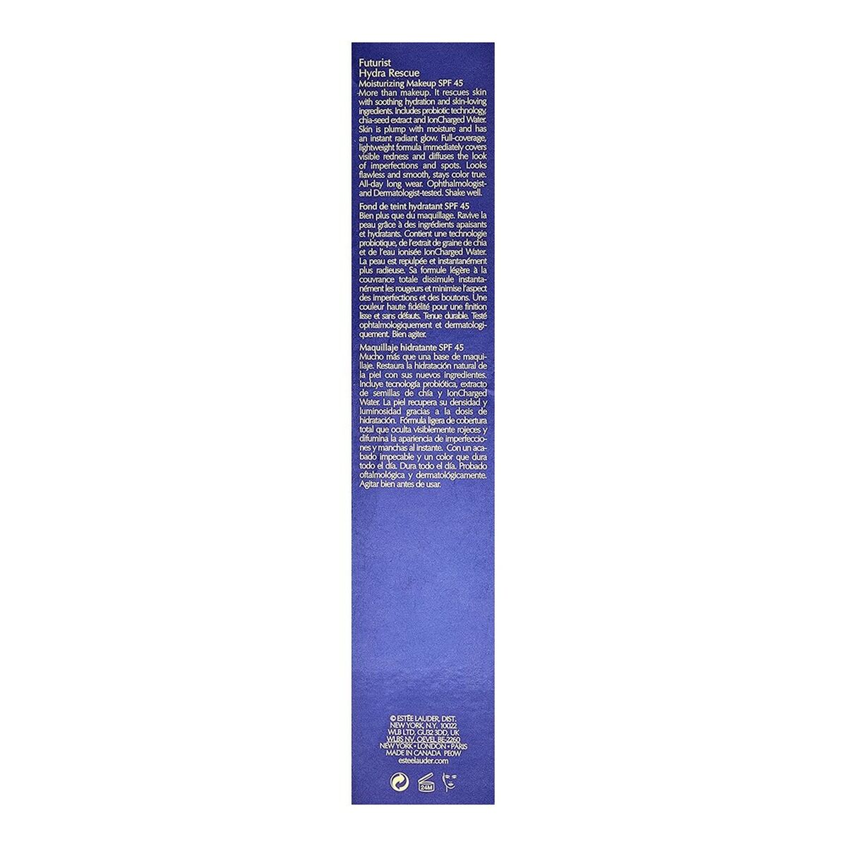 Gesichtskorrektor Estee Lauder Futurist Hydra Rescue Moisturizing Makeup SPF45 Nr. 2N1 Desert-1