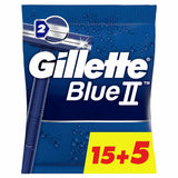 Disposable Razor Gillette Blue II 20 Units-1