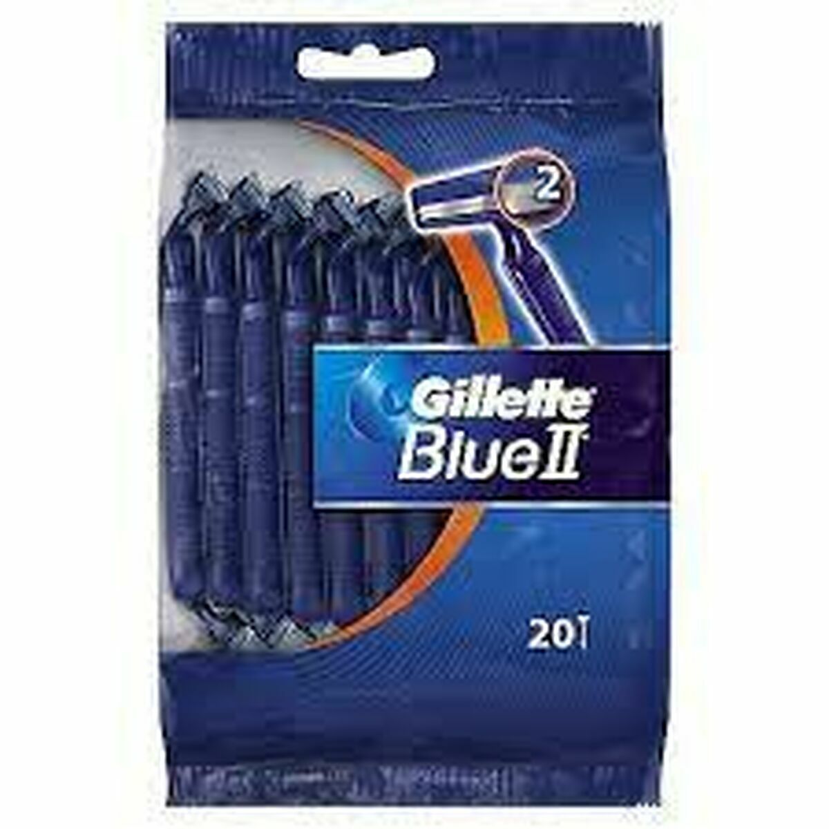 Disposable Razor Gillette Blue II 20 Units-0