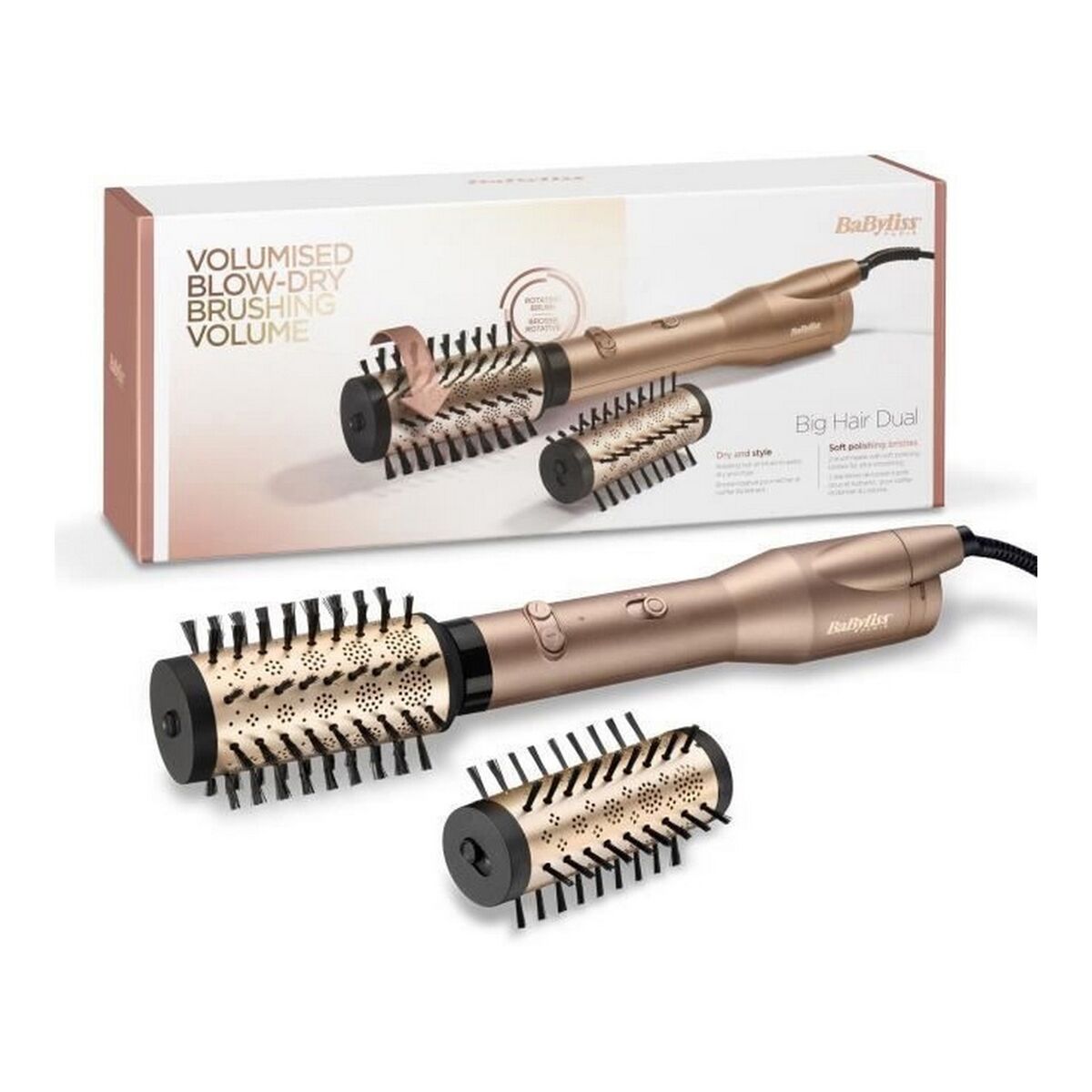 Heat Brush AS952E Babyliss AS952E Electric (2 Units) 650W (3 pcs)-3
