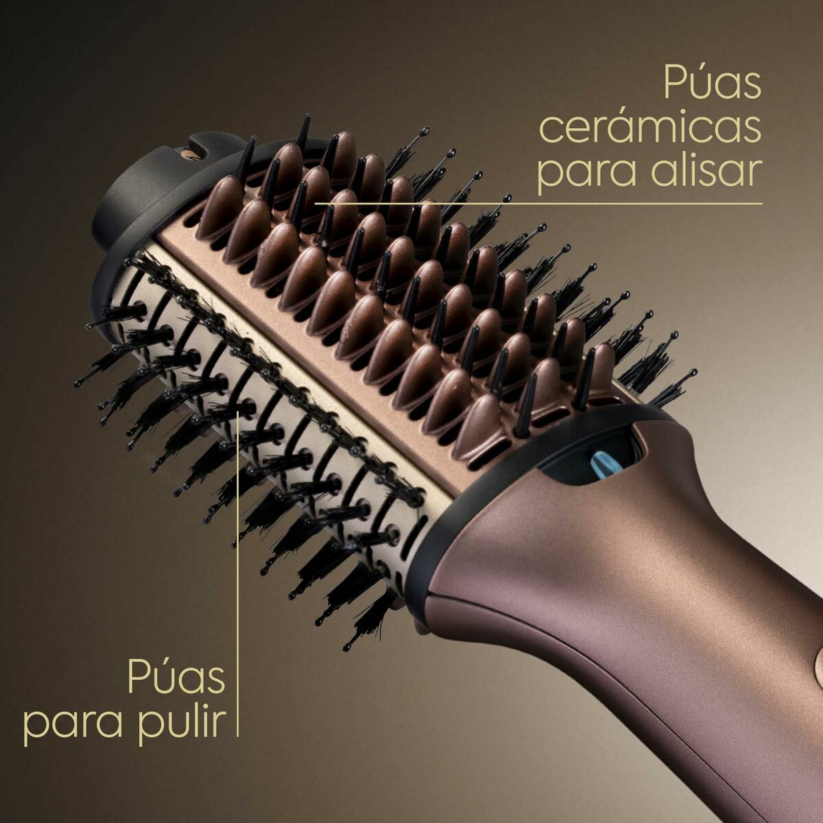 Styling Brush Babyliss AS95E Black Champagne 1000 W-10