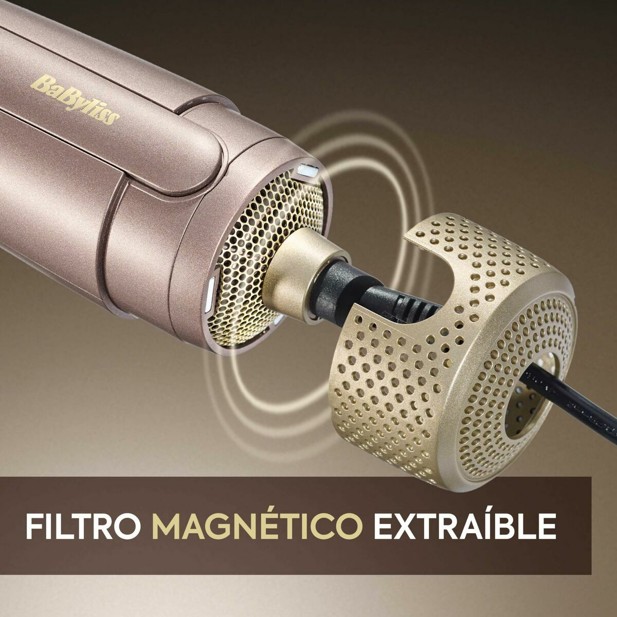 Stylingbürste Babyliss AS95E Schwarz Champagner 1000 W-5