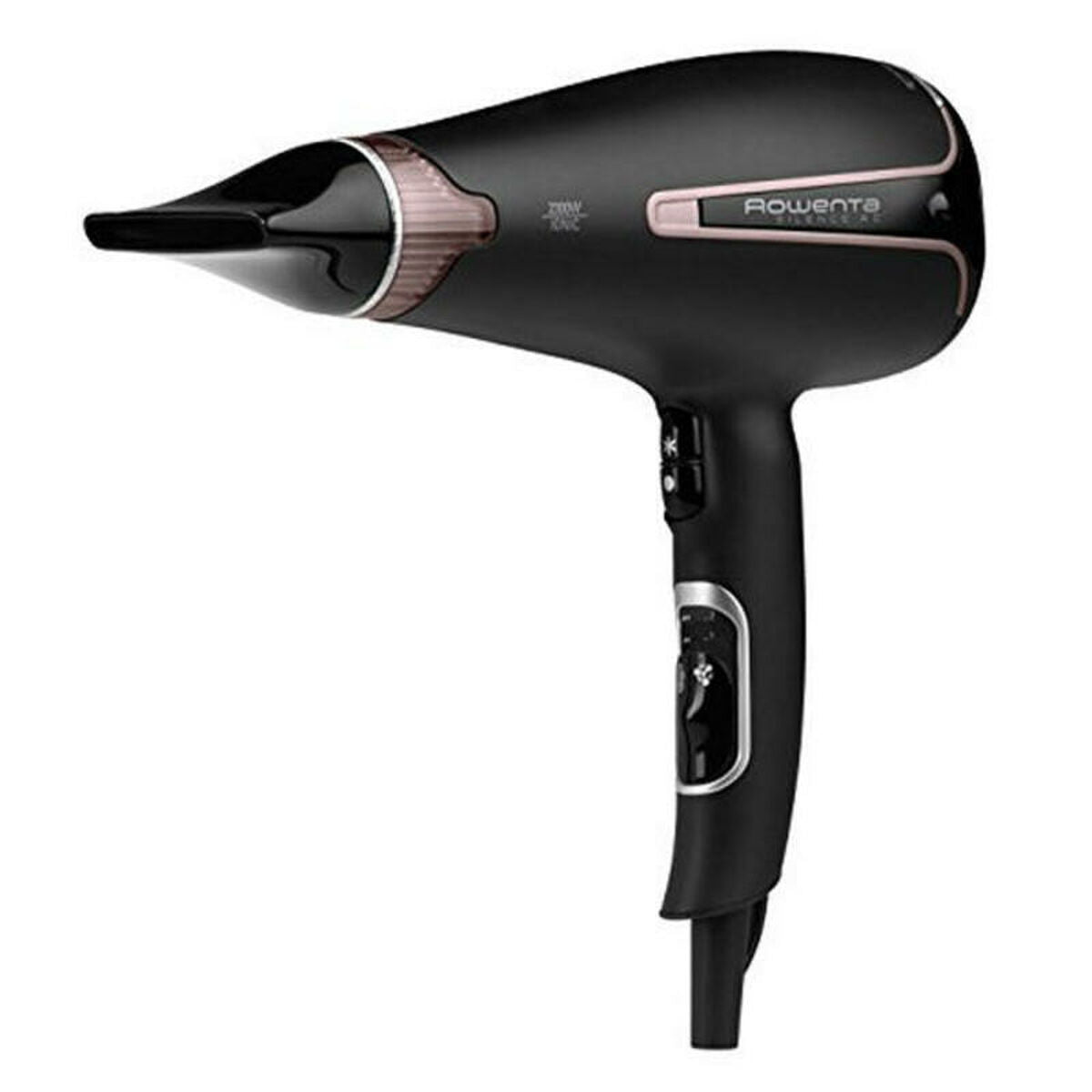 Asciugacapelli Rowenta CV7920 2300 W AC Ultra Silenzioso 2300 W Nero Nero/Oro rosa-0