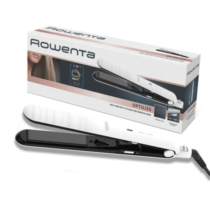 Piastra per capelli Rowenta SF3210 Bianco/Nero