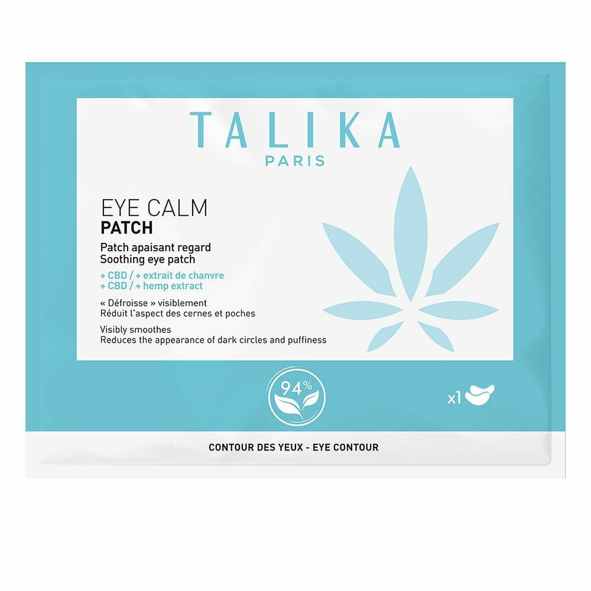 Patchs Anti-Rides pour le Contour des Yeux Talika Calm Unidose-0