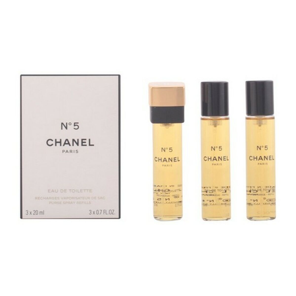 Profumo da donna Nº 5 Ricariche Chanel 8009383 EDT 20 ml 60 ml-0