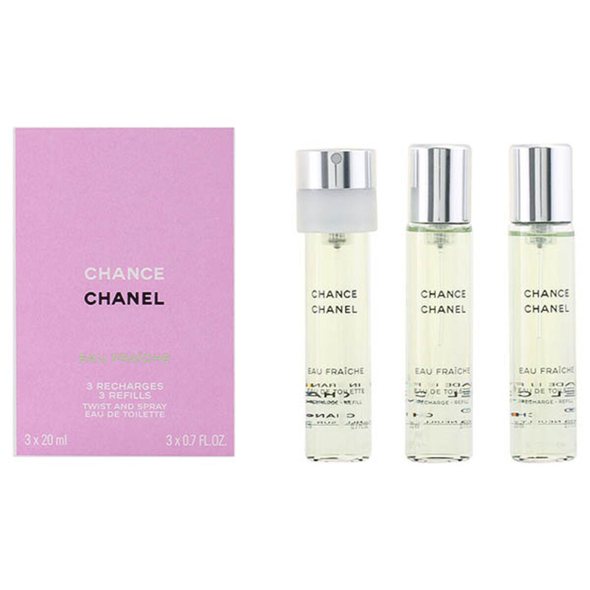 Damenparfümset Chance Eau Fraiche Chanel (3 Stück) Chance Eau Fraiche-0