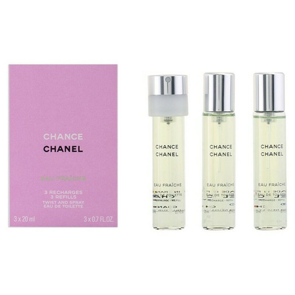 Damenparfümset Chance Eau Fraiche Chanel (3 Stück) Chance Eau Fraiche-1