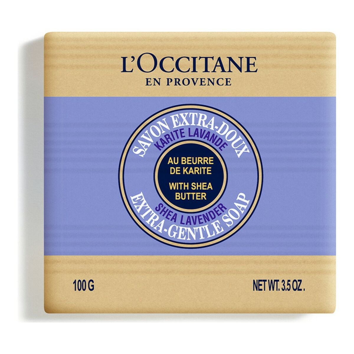 Natural Soap Bar L'Occitane En Provence Karité 100 g Shea Lavendar-0