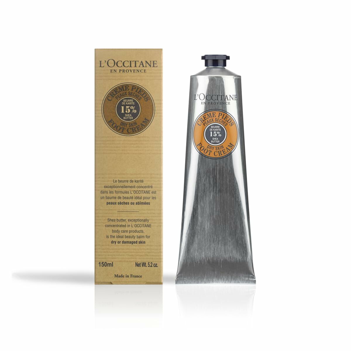 Feuchtigkeitsspendende Fußcreme L'Occitane En Provence Shea 150 ml Sheabutter-2