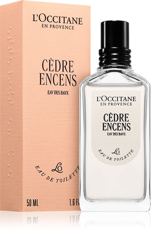 L'occitane Cédre Encens eau de toilette spray 50 ml