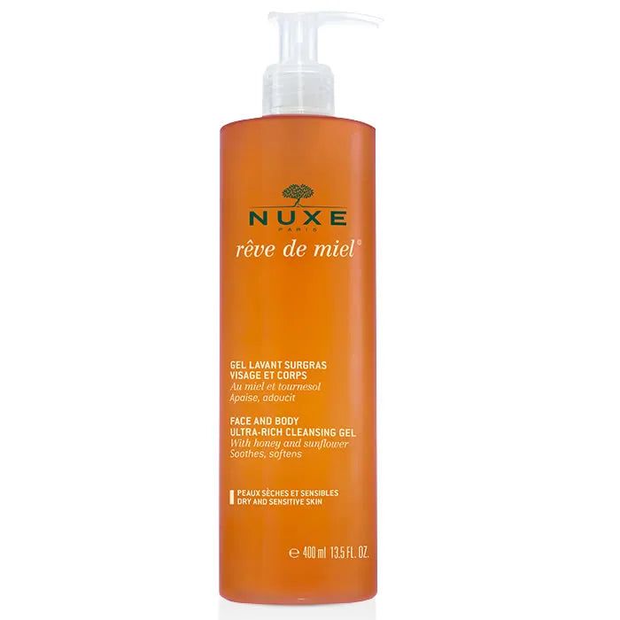 Nuxe Rêve De Miel gel Detergente Viso E Corpo 400 ml