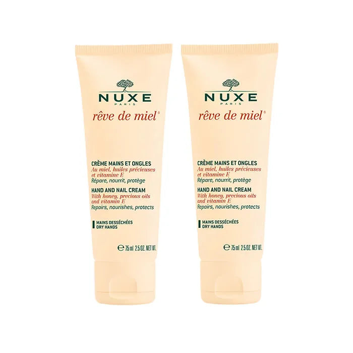 Nuxe Rêve De Miel crema Per Mani E Unghie 2x50 ml