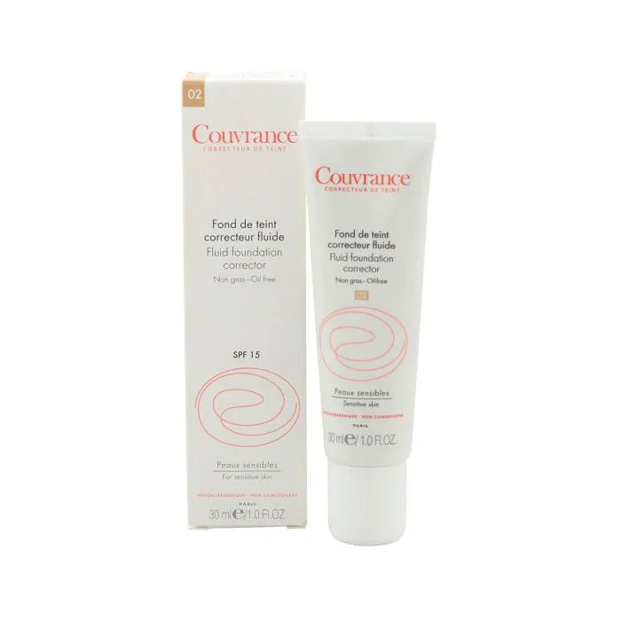 Avène Couvrance Fondo Tinta Correttore Fluido Naturale 30 ml