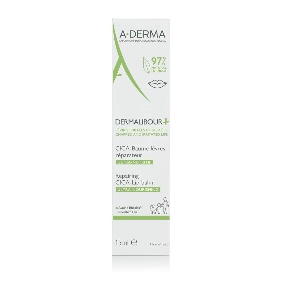 Balsamo labbra A-Derma Dermalibour+-1