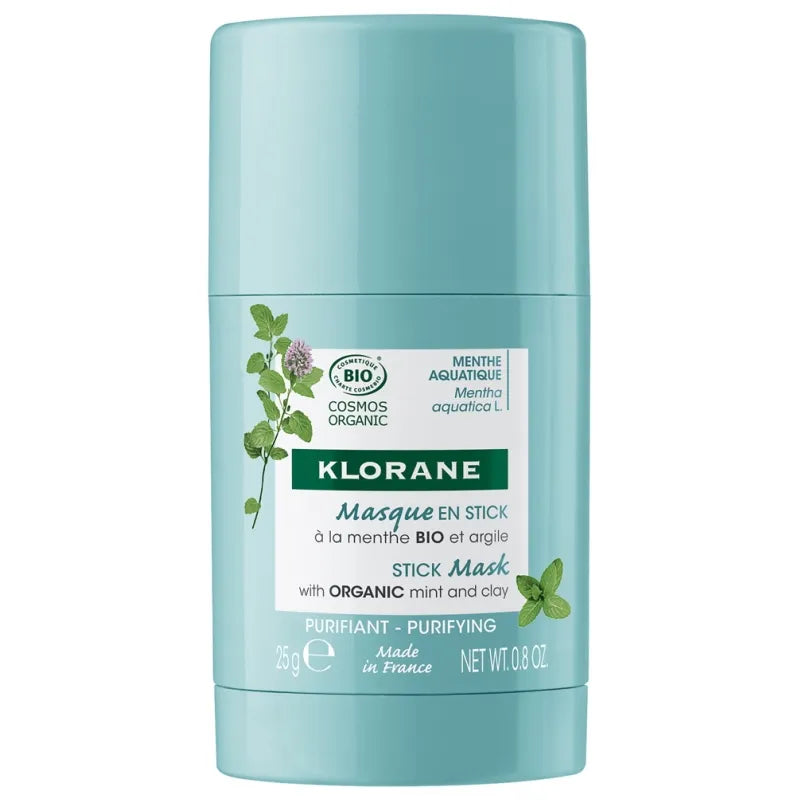 Klorane Aquatic Mint Purifying Stick maschera 25 g