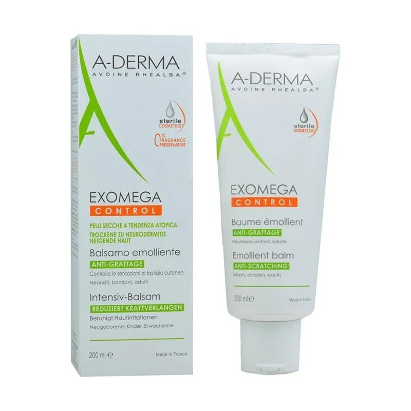 A-derma Exomega Control balsamo Emolliente 200 ml