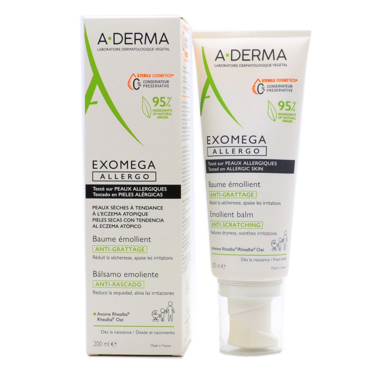 Crème visage A-Derma Exomega Allergo-0