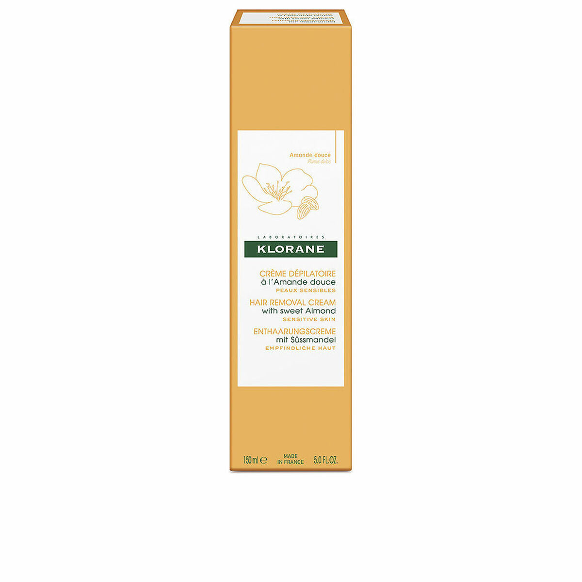 Körperhaarentfernungscreme Klorane Almond-0