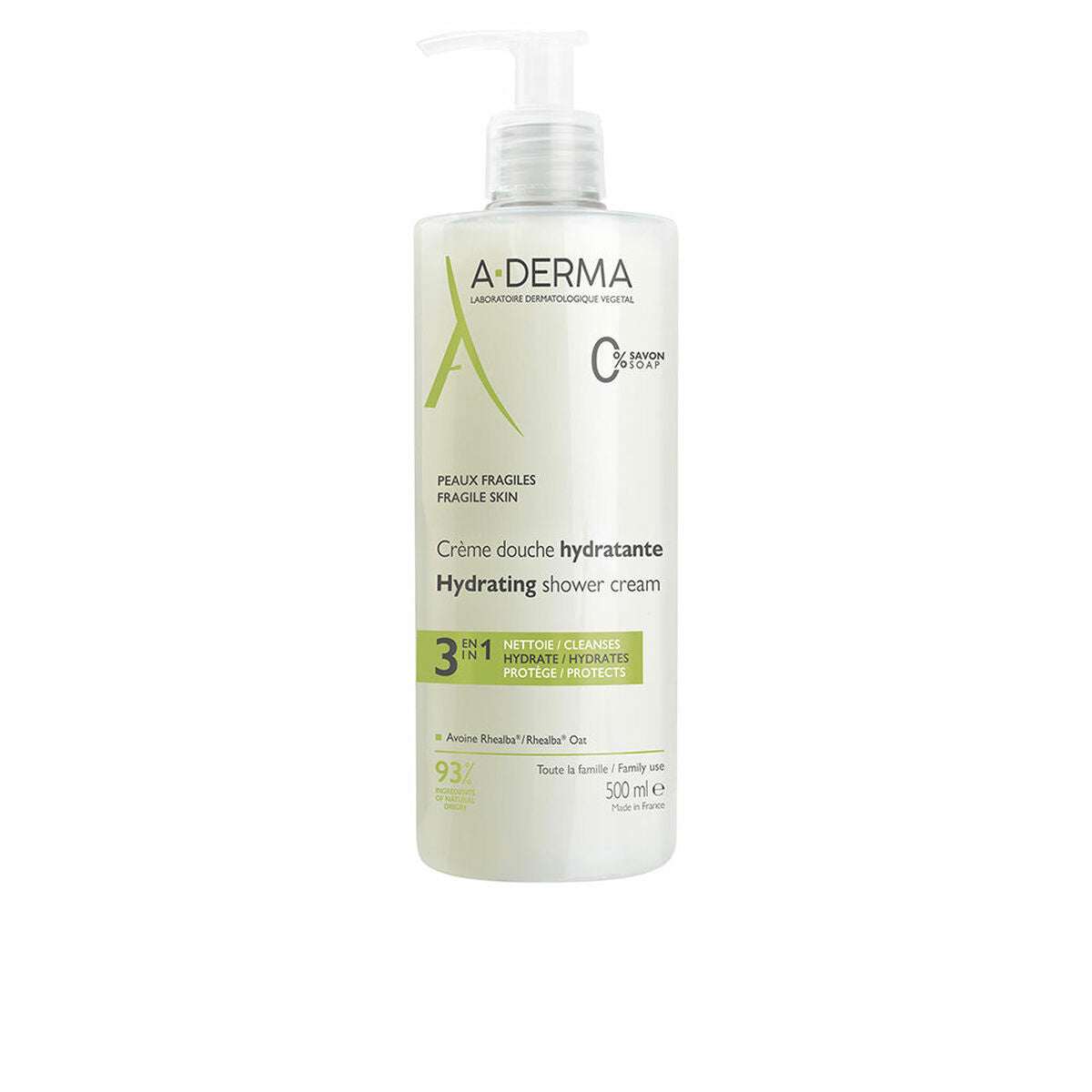 Crème de Douche A-Derma LES INDISPENSABLES 500 ml-0