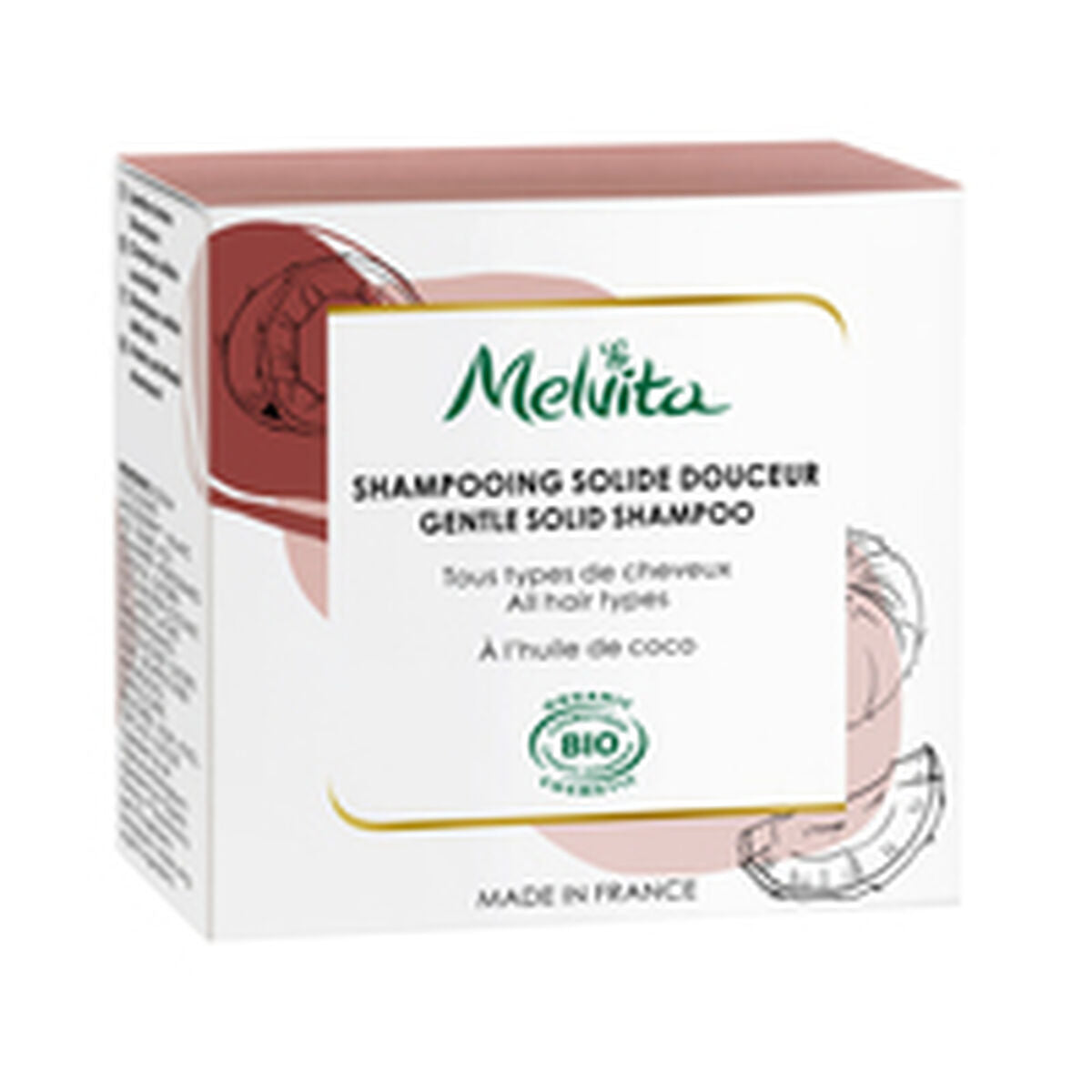 Shampoo Bar Melvita Shampooing Solide 55 g-1