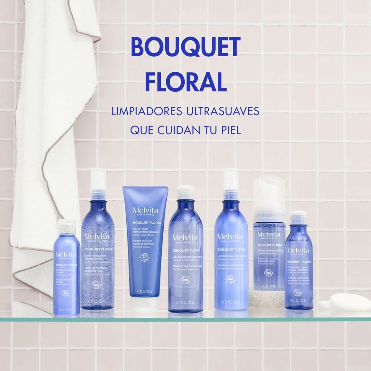 Struccante viso Melvita BOUQUET FLORAL DETOX-1