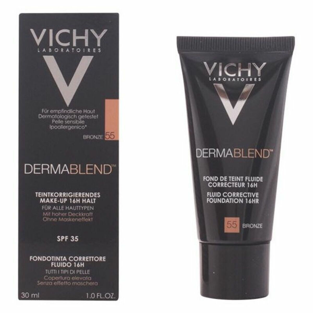 Fluid Foundation Make-up Dermablend Vichy Spf 35 30 ml-5