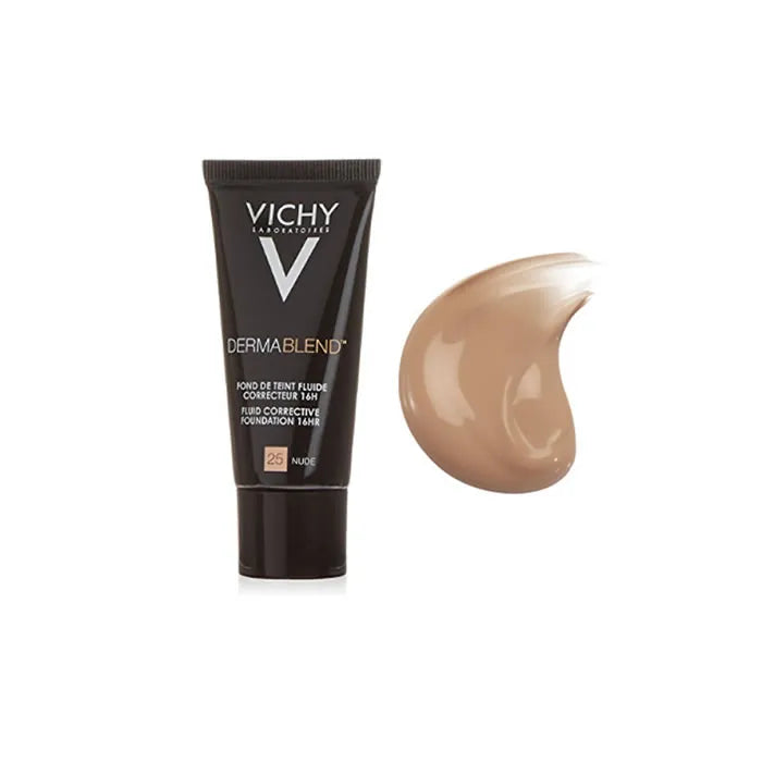 Vichy Dermablend Fondotinta Fluido Correttore 16h 25 Nude 30 ml