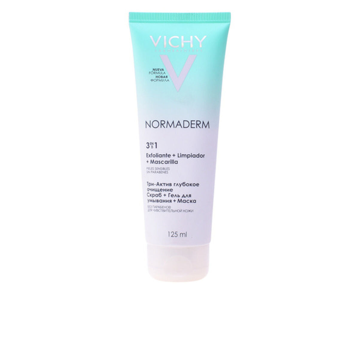 Gesichtspeeling 3-in-1 NORMADERM Vichy CVI103B2 (125 ml) 125 ml-1