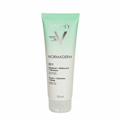 Gesichtspeeling 3-in-1 NORMADERM Vichy CVI103B2 (125 ml) 125 ml
