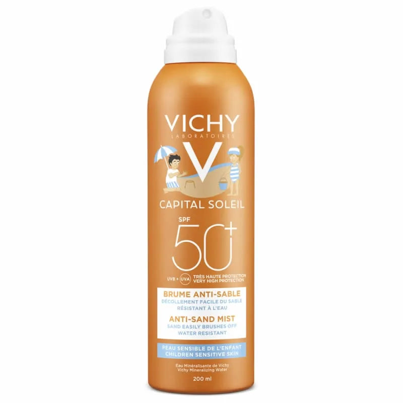 Vichy Capital Soleil Nebbia Anti-Sabbia Per Bambini Spf50 200 ml