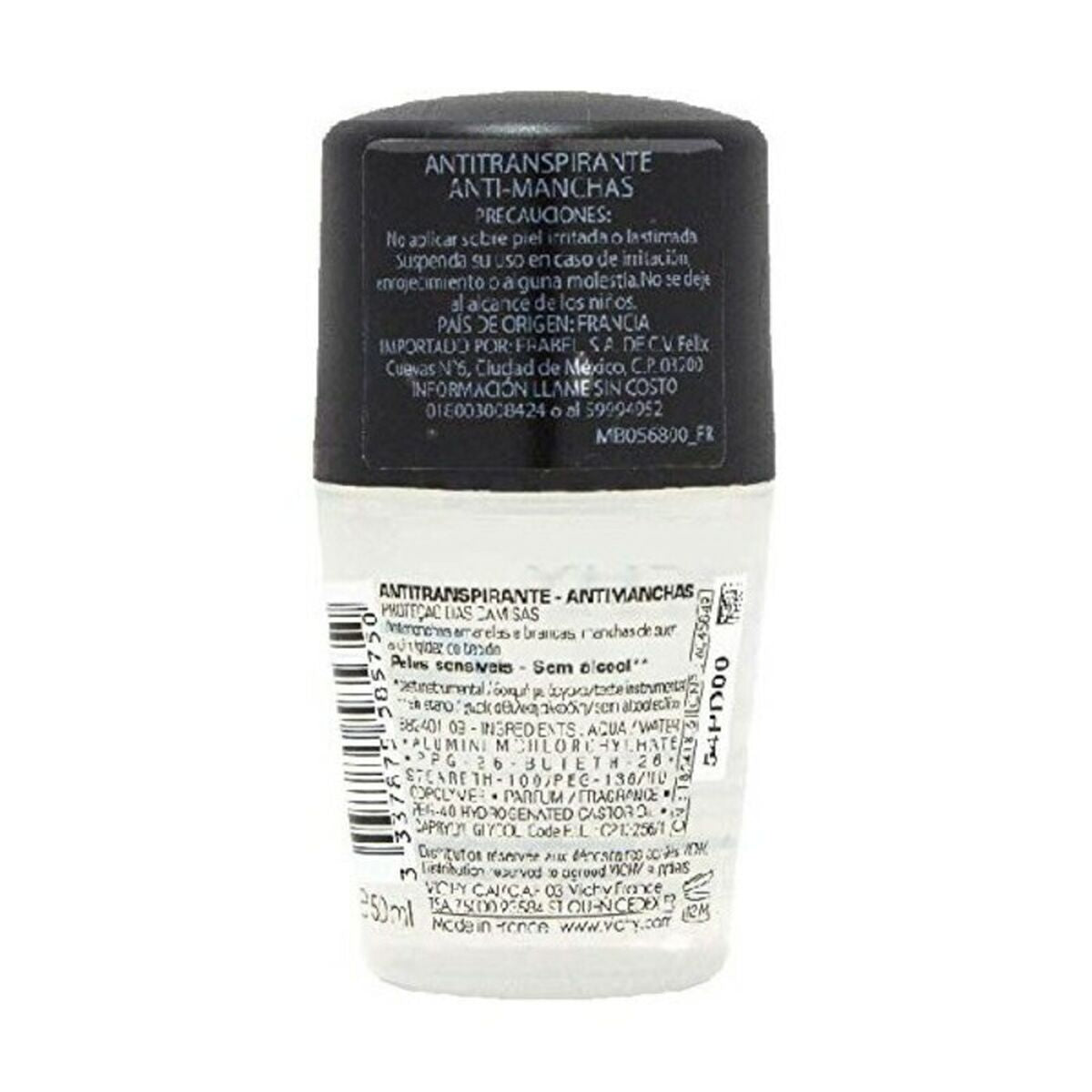 Roll-On Deodorant Vichy Homme 48 Stunden Antitranspirant 50 ml-2
