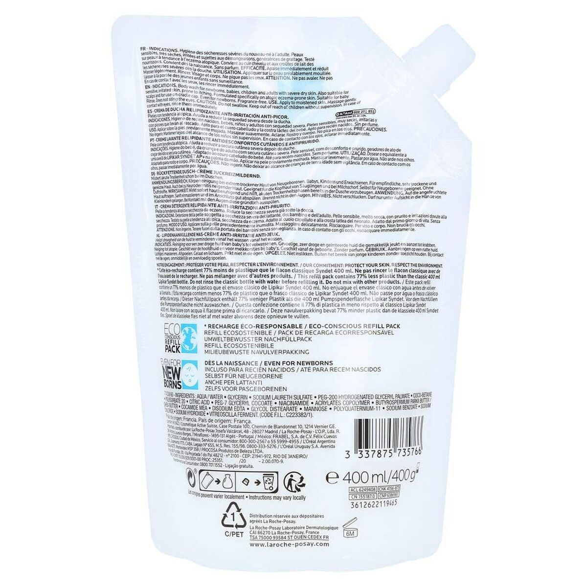 Duschgel La Roche Posay Lipikar Syndet 400 ml-1
