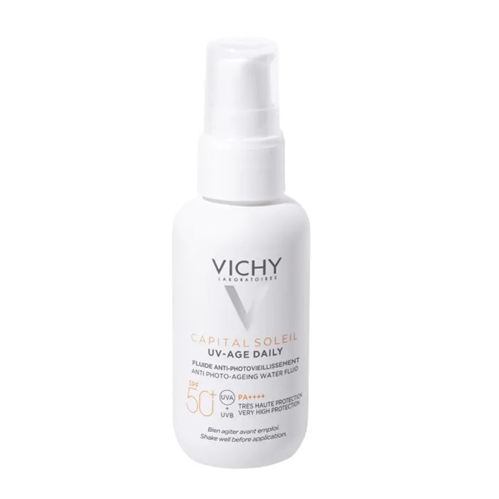 Vichy Capital Soleil Uv-Age Daily SPF50+ Water Fluid Antifotoaging 40 ml