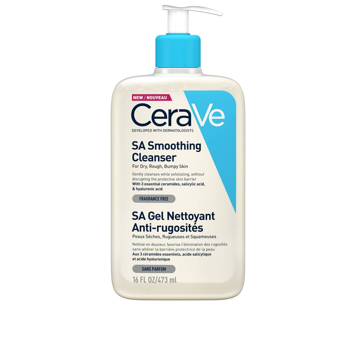 Gel Detergente Viso CeraVe Sa Detergente Levigante 473 ml-0