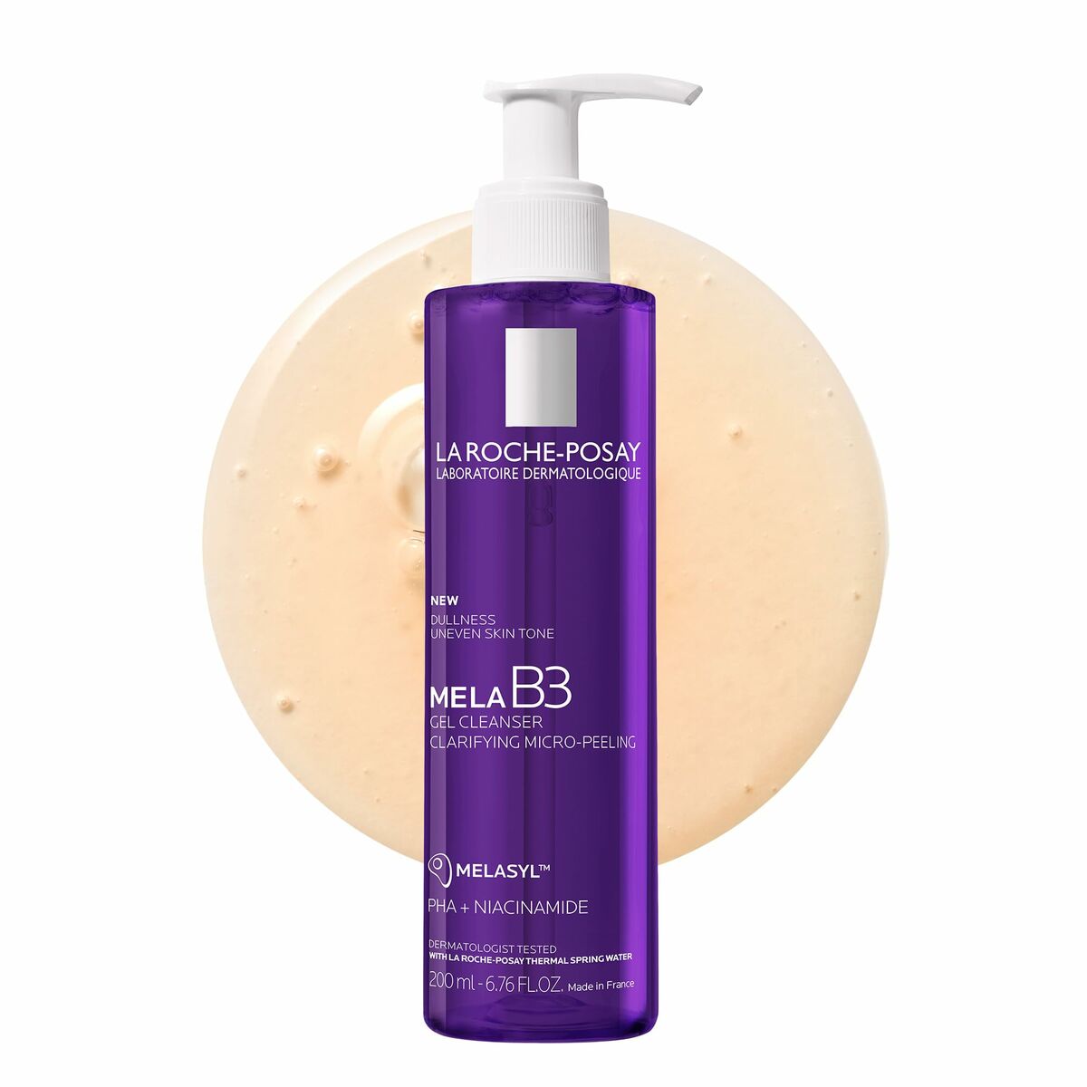 Facial Cleansing Gel La Roche Posay MELA B3 200 ml Unifying-2